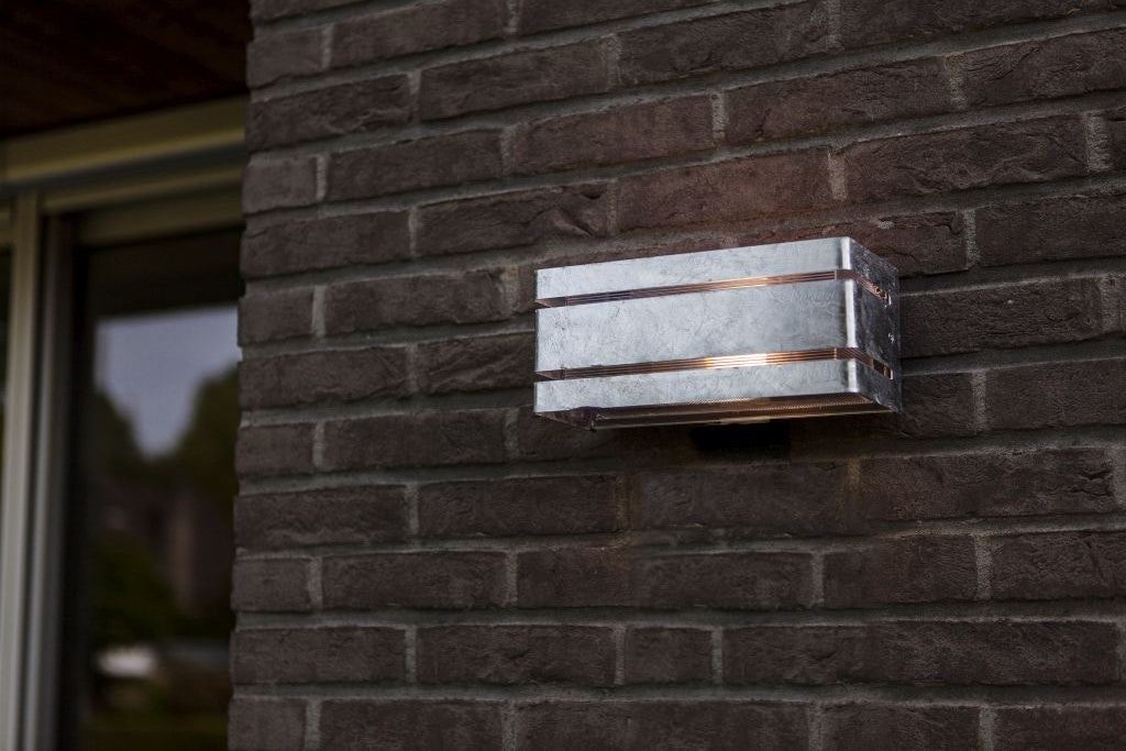 VIDAR OUTDOOR WALL 1 LIGHT E27 GALVANIZED