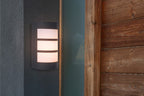 NILA OUTDOOR WALL 1 LIGHT E27 CHARCOAL GREY