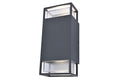 RIDGE OUTDOOR WALL 2 LIGHT GU10 DARK GREY