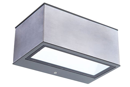 GEMINI OUTDOOR LED WALL UP & DOWN 1 LIGHT STAINLESS STEEL