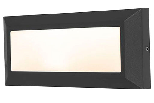 HELENA FRAME OUTDOOR LED WALL 1 LIGHT DARK GREY