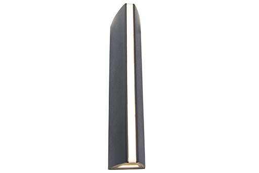 LEO OUTDOOR LED WALL 1 LIGHT DARK GREY