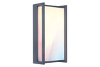 QUBO OUTDOOR LED WALL 1 LIGHT LUTEC CONNECTED DARK GREY