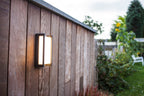 QUBO OUTDOOR LED WALL 1 LIGHT LUTEC CONNECTED DARK GREY