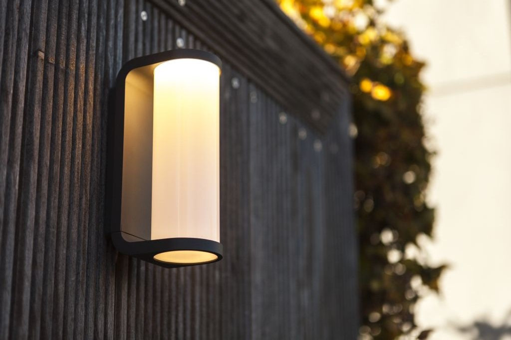 ADALYN OUTDOOR LED WALL 1 LIGHT DARK GRAY