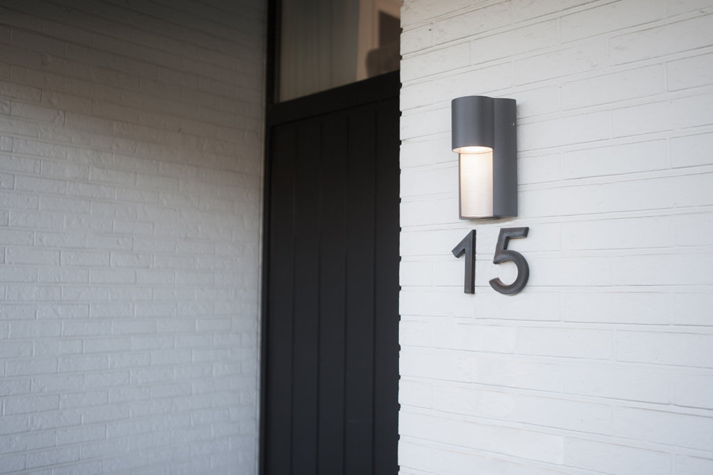 URBAN OUTDOOR GU10 WALL 1 LIGHT DARK GREY