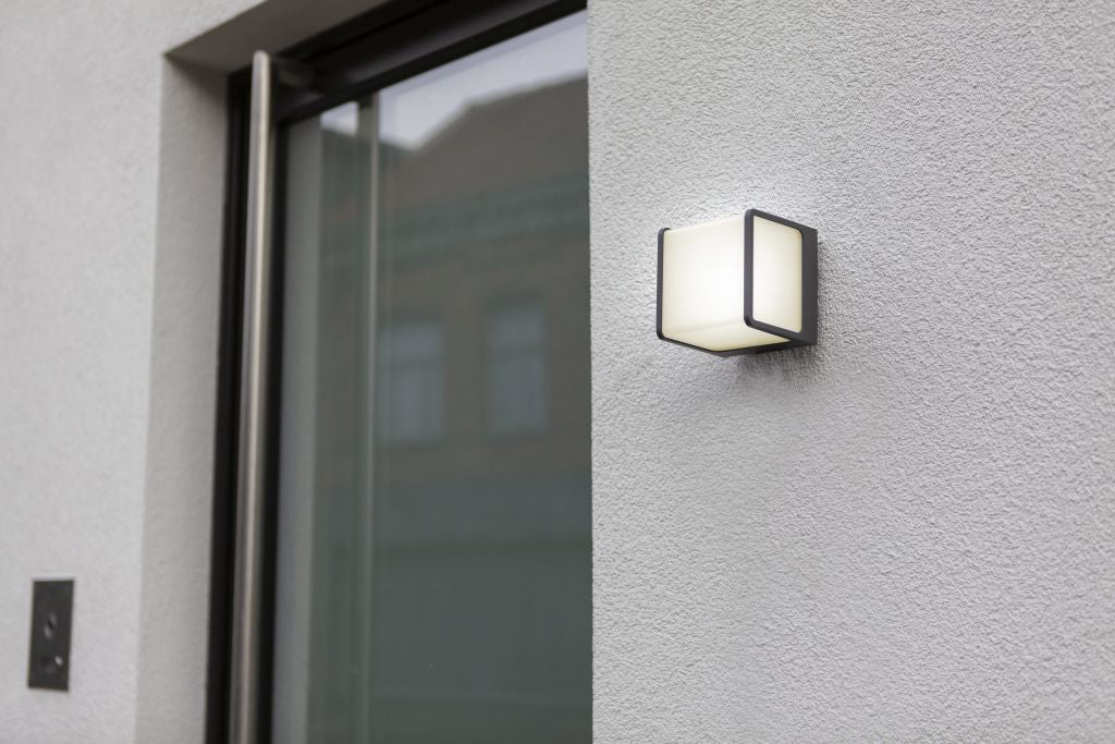 DOBLO OUTDOOR LED WALL LIGHT DARK GREY