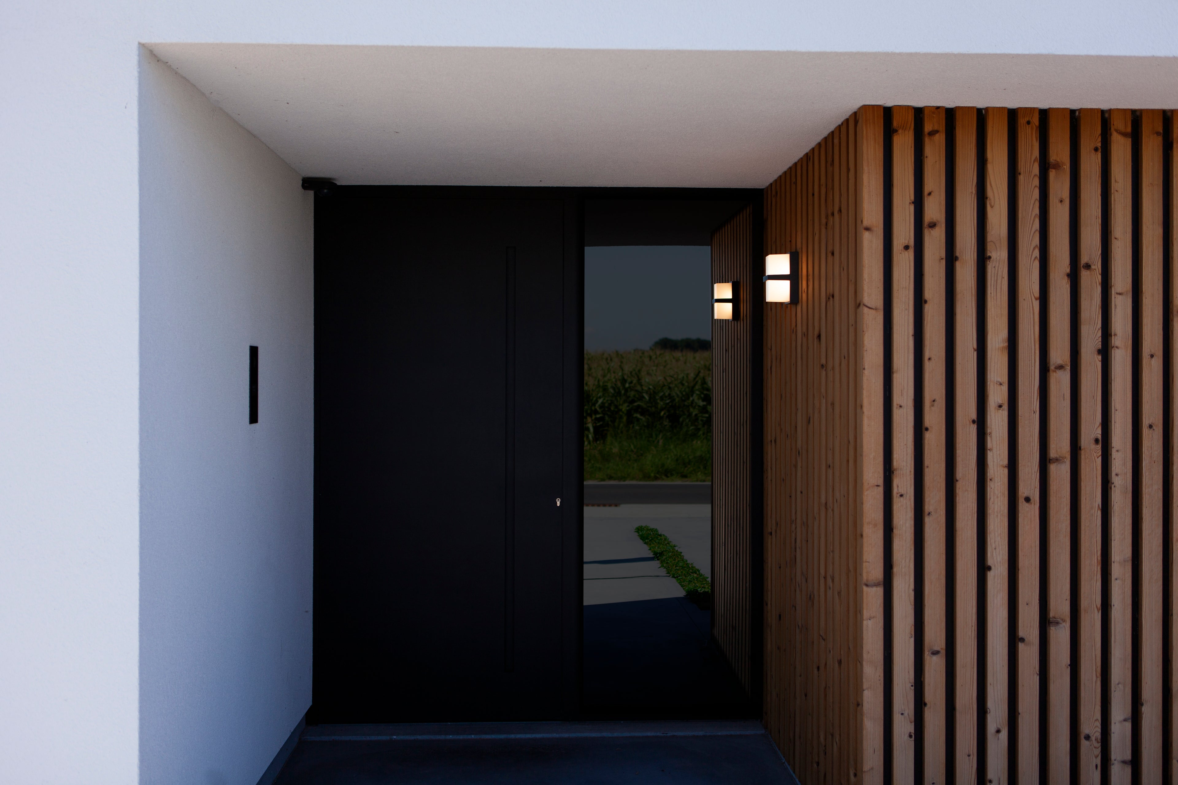 STELA OUTDOOR LED WALL 1 LIGHT DARK GREY