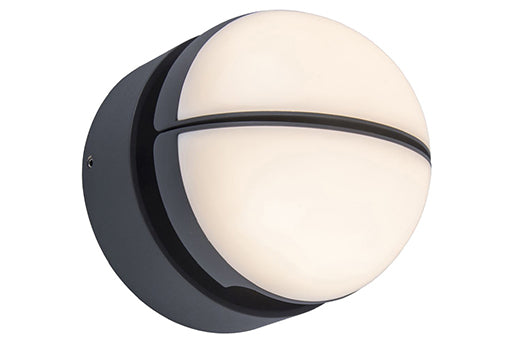 EKLIPS OUTDOOR LED WALL 2 LIGHT DARK GREY