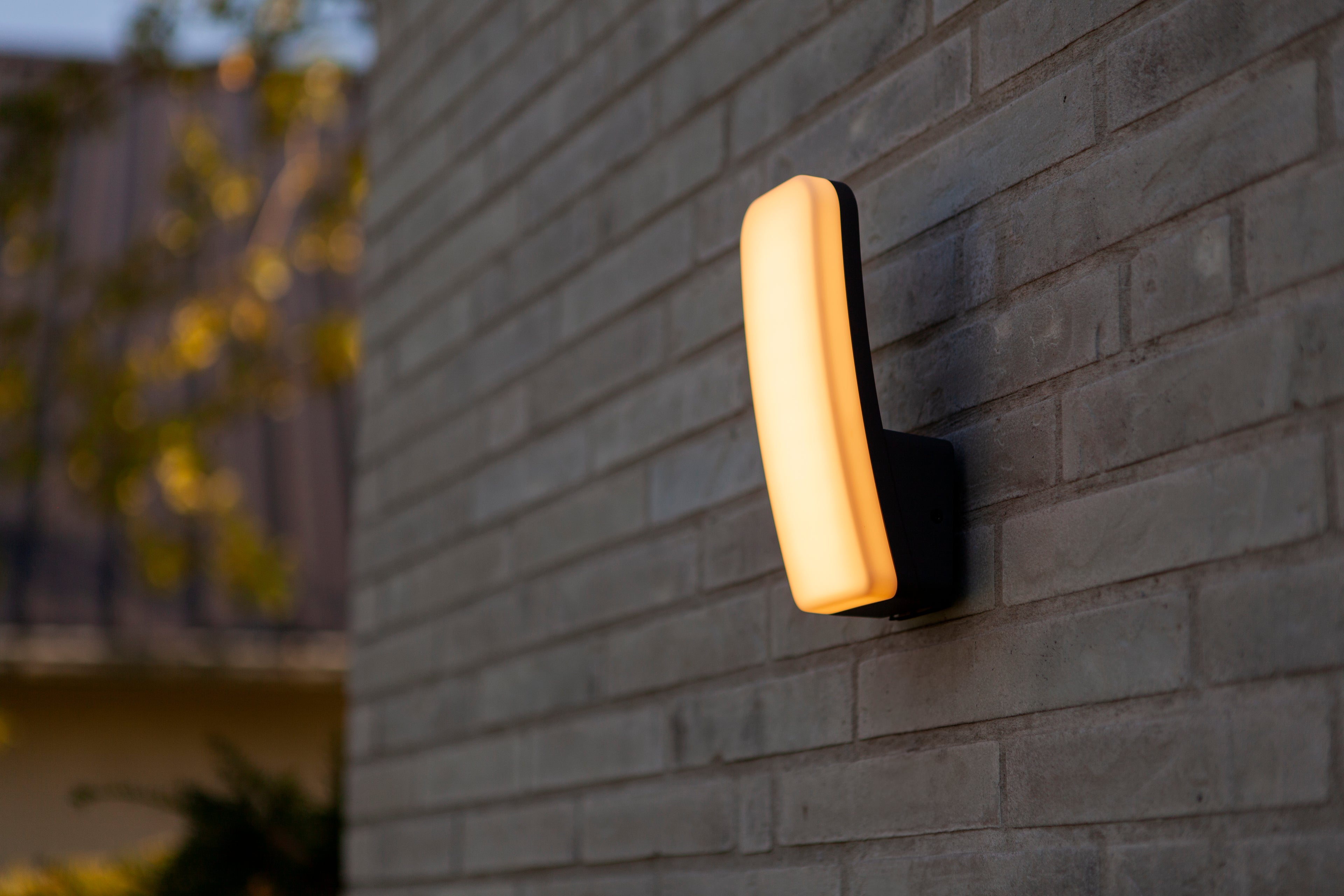 KITE OUTDOOR LED WALL 1 LIGHT DARK GREY