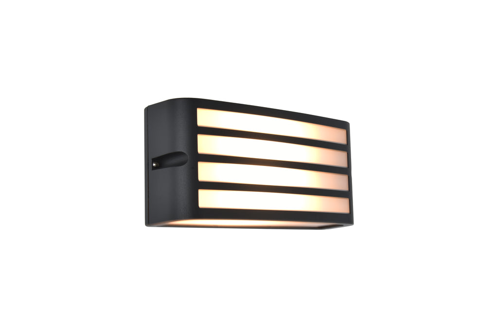 ZEBRA OUTDOOR LED WALL 1 LIGHT E27 DARK GREY