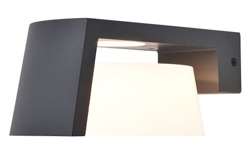 MOON OUTDOOR LED WALL 1 LIGHT DARK GREY