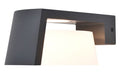 MOON OUTDOOR LED WALL 1 LIGHT DARK GREY