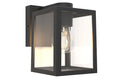 SHIVA OUTDOOR WALL DOWN 1 LIGHT E27 BLACK