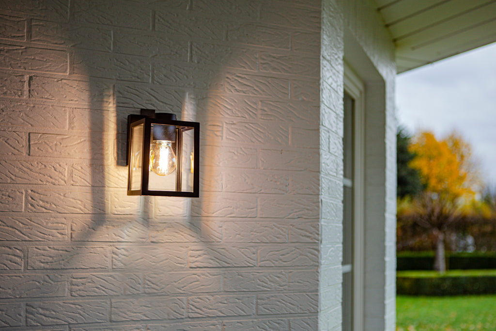 SHIVA OUTDOOR WALL DOWN 1 LIGHT E27 BLACK