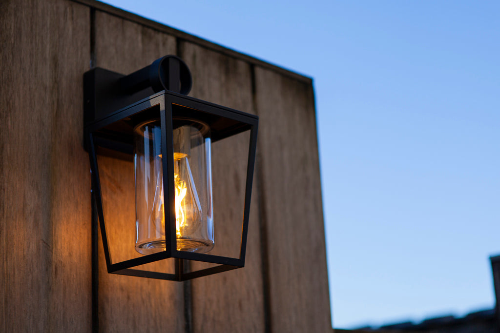 WEST OUTDOOR WALL DOWN 1 LIGHT E27 BLACK