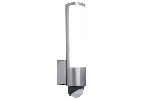 LEDA OUTDOOR LED WALL 1 LIGHT PIR STAINLESS STEEL