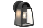 KELSEY OUTDOOR WALL SMALL 1 LIGHT E27 BLACK