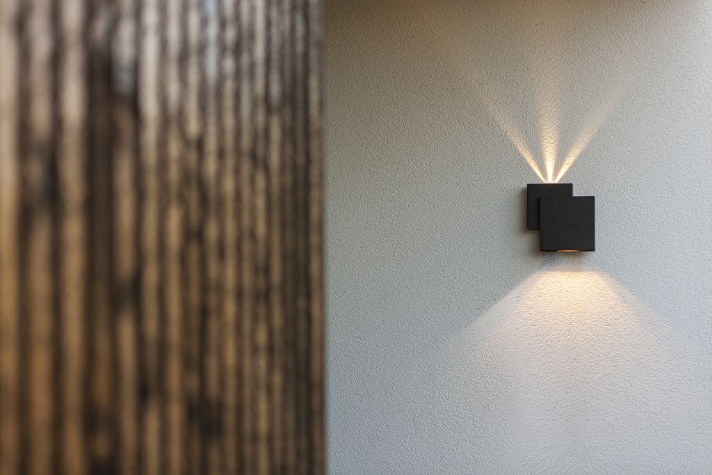 RIALTO OUTDOOR LED WALL UP&DOWN 2 LIGHT BLACK