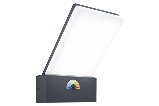 PANO OUTDOOR LED WALL 1 LIGHT DARK GREY - CCT WHITES