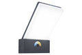 PANO OUTDOOR LED WALL 1 LIGHT DARK GREY - CCT WHITES