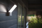 PANO OUTDOOR LED WALL 1 LIGHT DARK GREY - CCT WHITES