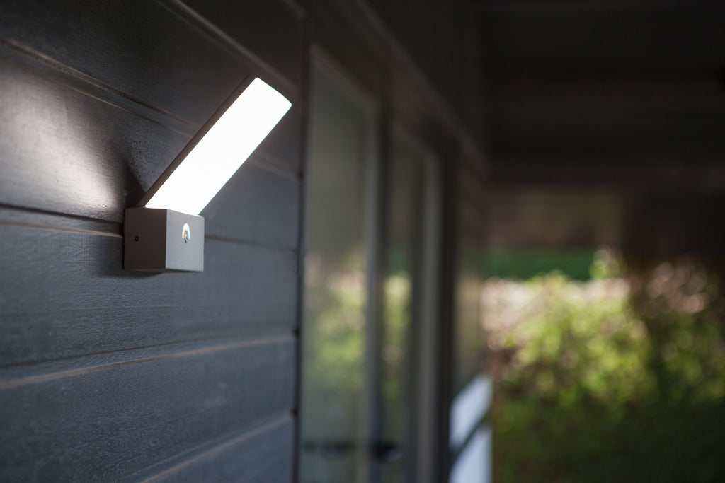 PANO OUTDOOR LED WALL 1 LIGHT DARK GREY - CCT WHITES
