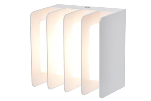 GRIDY OUTDOOR LED WALL 1 LIGHT WHITE