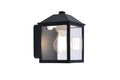 SPIRE OUTDOOR LED WALL 1 LIGHT E27 BLACK
