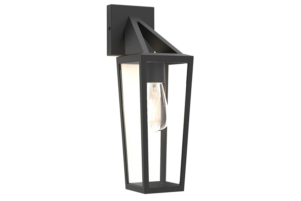 PINE OUTDOOR WALL DOWN 1 LIGHT E27 BLACK