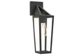 PINE OUTDOOR WALL DOWN 1 LIGHT E27 BLACK