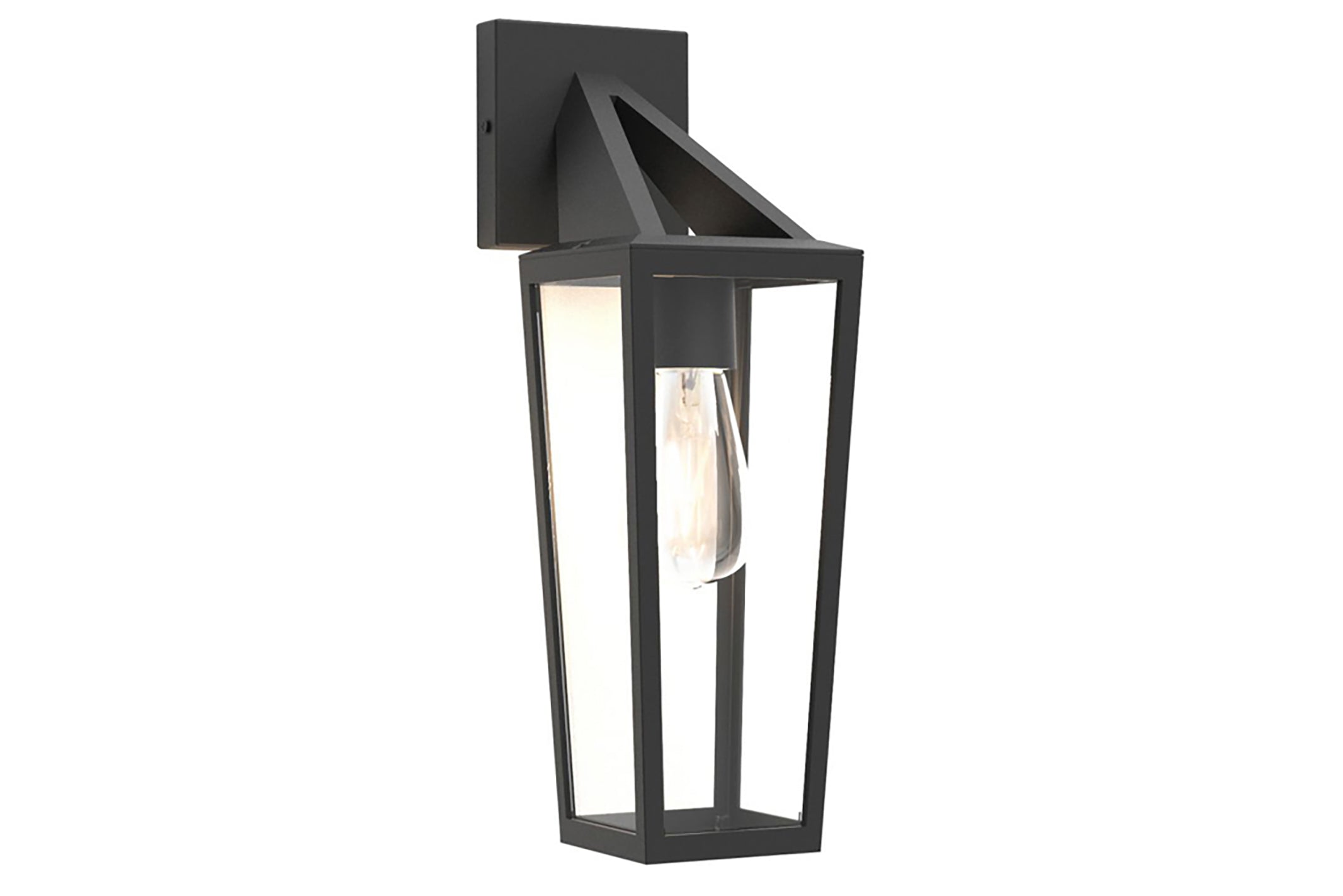 PINE OUTDOOR WALL DOWN 1 LIGHT E27 BLACK