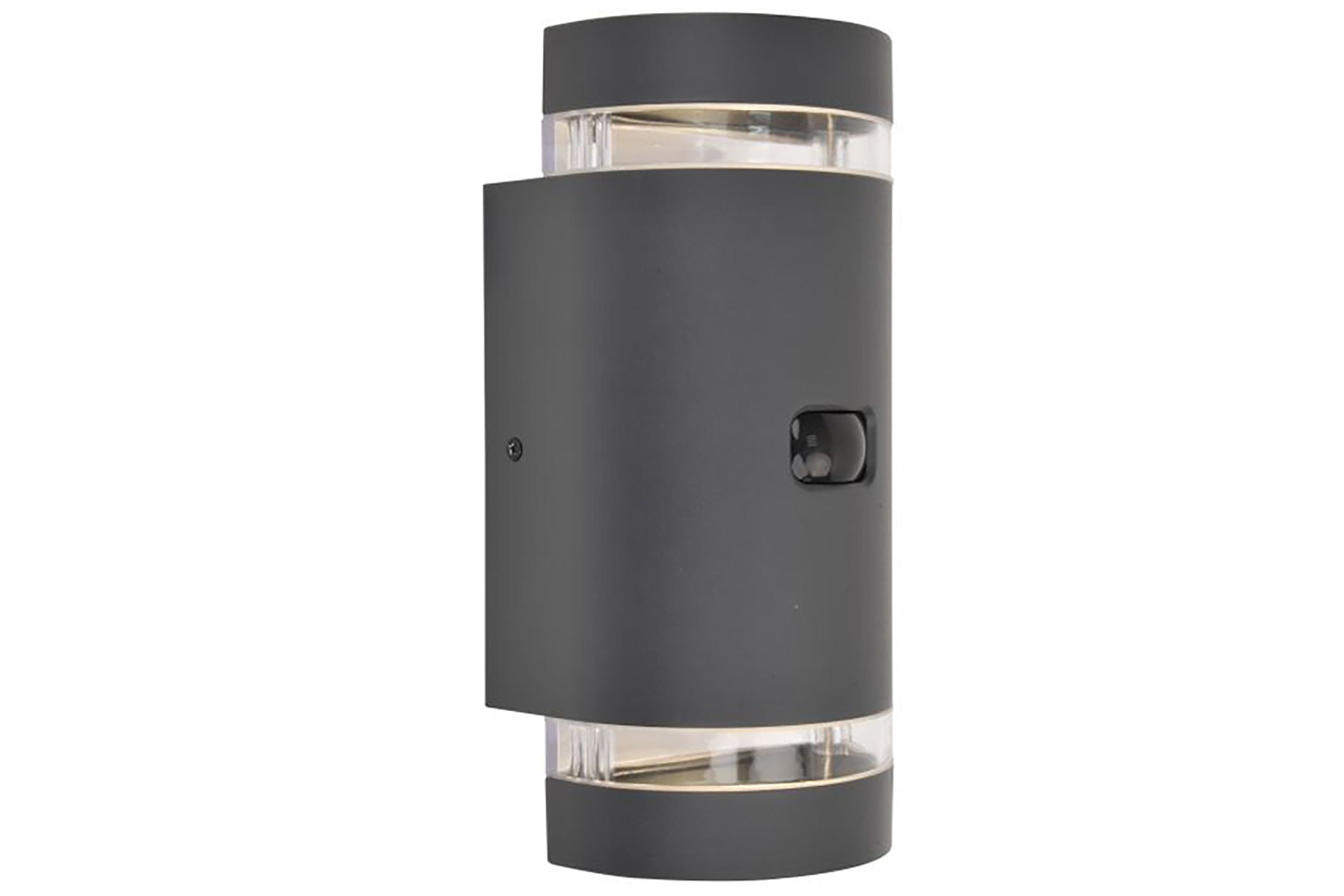 FOCUS OUTDOOR LED WALL UP&DOWN 2 LIGHT PIR GU10 DARK GREY