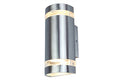 FOCUS ROUND OUTDOOR WALL UP & DOWN 1 LIGHT GU10 STAINLESS STEEL