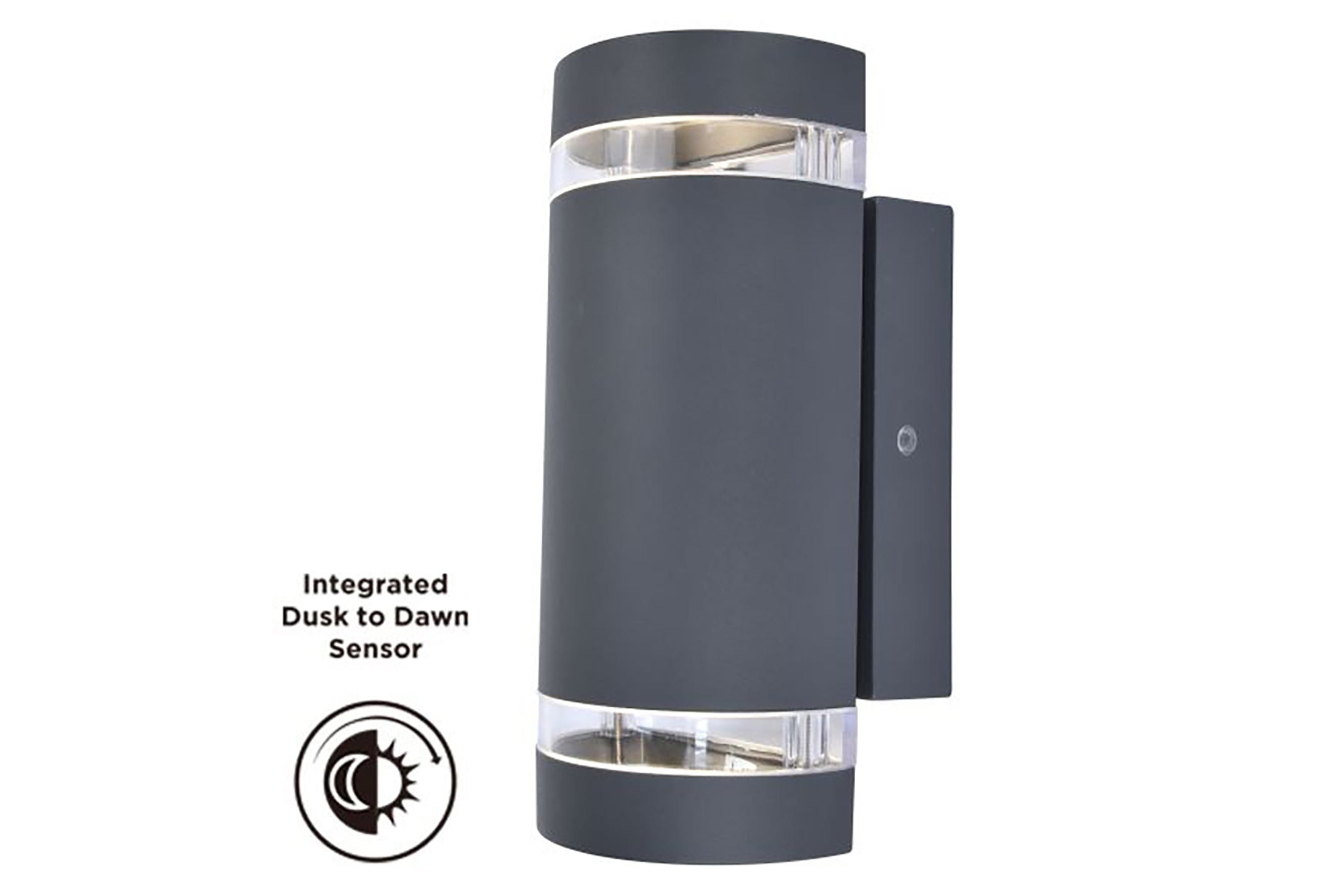 FOCUS OUTDOOR LED WALL 2 LIGHT GU10 DARK GREY