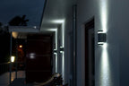 FOCUS OUTDOOR LED WALL 2 LIGHT GU10 DARK GREY