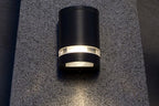 FOCUS ROUND OUTDOOR WALL 1 LIGHT GU10 DARK GREY