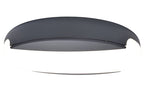 SWEEP OUTDOOR LED WALL&CEILING CCT 1 LIGHT DARK GREY