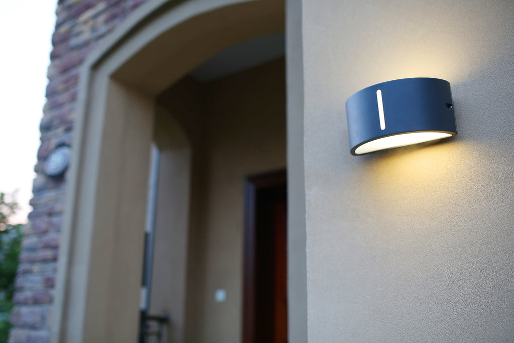 BONN OUTDOOR WALL UP & DOWN 1 LIGHT E27 DARK GREY