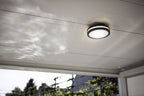 TITAN ROUND MEDIUM OUTDOOR WALL/CEILING 1 LIGHT E27 DARK GREY