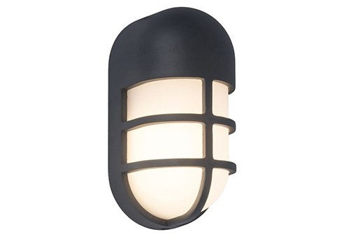 BULLO OUTDOOR LED WALL 1 LIGHT DARK GREY