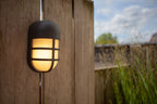 BULLO OUTDOOR LED WALL 1 LIGHT DARK GREY