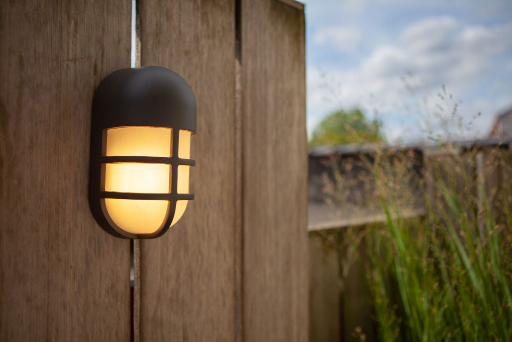 BULLO OUTDOOR LED WALL 1 LIGHT DARK GREY