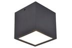 GEMINI CEILING SMALL 1 LIGHT DARK GREY 4000K DARK GREY