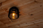 SHYNE OUTDOOR CEILING 1 LIGHT E27 BLACK