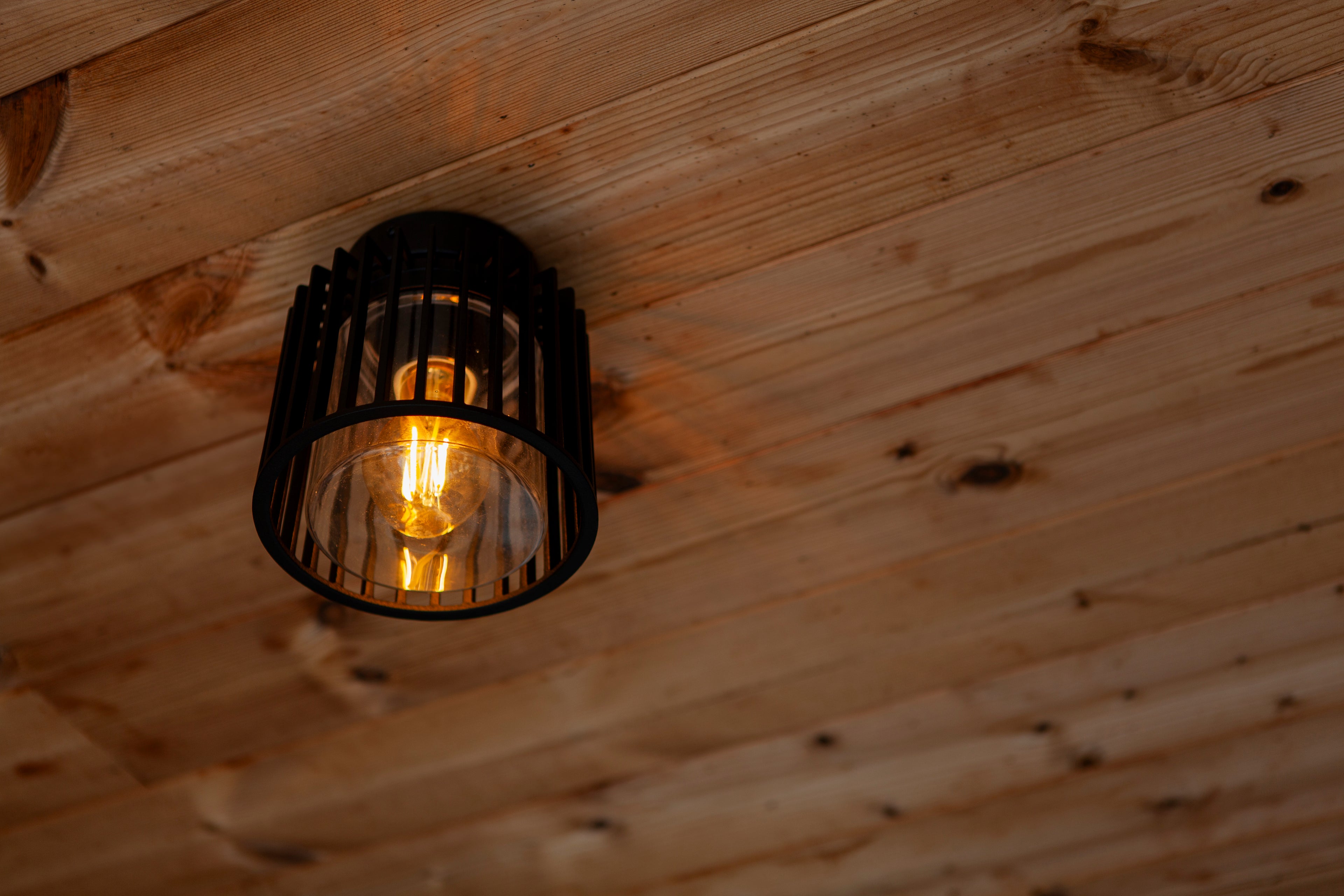 SHYNE OUTDOOR CEILING 1 LIGHT E27 BLACK