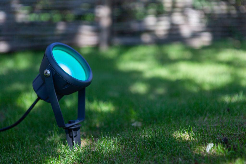 MINI LETO OUTDOOR LED SPIKE 1 LIGHT LUTEC CONNECT DARK GREY
