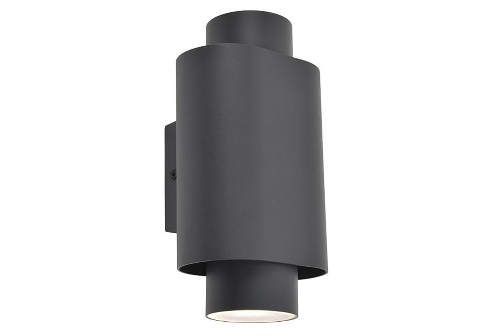 CYPRES OUTDOOR LED WALL UP&DOWN 2 LIGHT GU10 DARK GREY