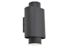 CYPRES OUTDOOR LED WALL UP&DOWN 2 LIGHT GU10 DARK GREY