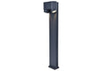 CYPRES OUTDOOR LED BOLLARD 2 LIGHT GU10 DARK GREY
